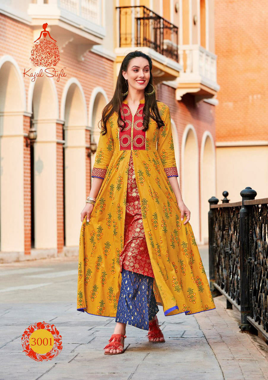 F.Season's Vol.3 Kajal Style Heavy Rayon Long Kurti F.Season's Vol.3 Kajal Style Heavy Rayon Long Kurti